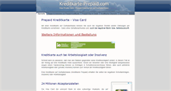 Desktop Screenshot of kreditkarte-prepaid.com